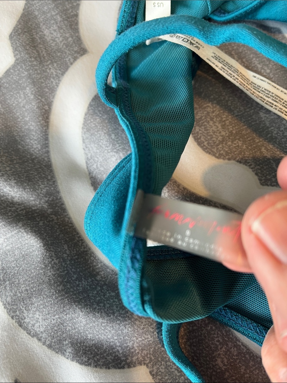 FP Movement Blue Workout Top S - Picture 4 of 5